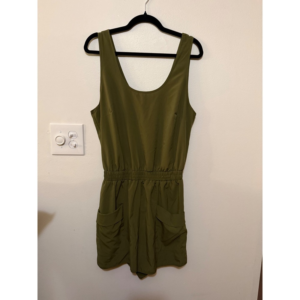 Flexure Olive Green Traveler Romper Size  XL